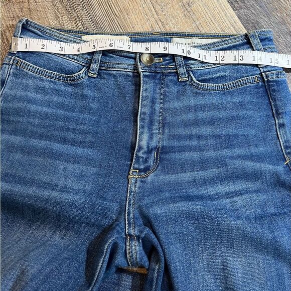 Anthropologie Pilcro High-Rise Ankle Zip Skinny Jeans Women's Size 28 - Picture 14 of 16